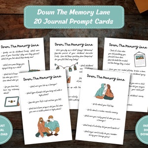Journal Prompts, Journaling Prompts, Journal Prompt Cards, Reflection Journal, Writing Prompts, Creative Journal, INSTANT DIGITAL DOWNLOAD