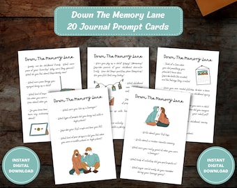 Journal Prompts, Journaling Prompts, Journal Prompt Cards, Reflection Journal, Writing Prompts, Creative Journal, INSTANT DIGITAL DOWNLOAD