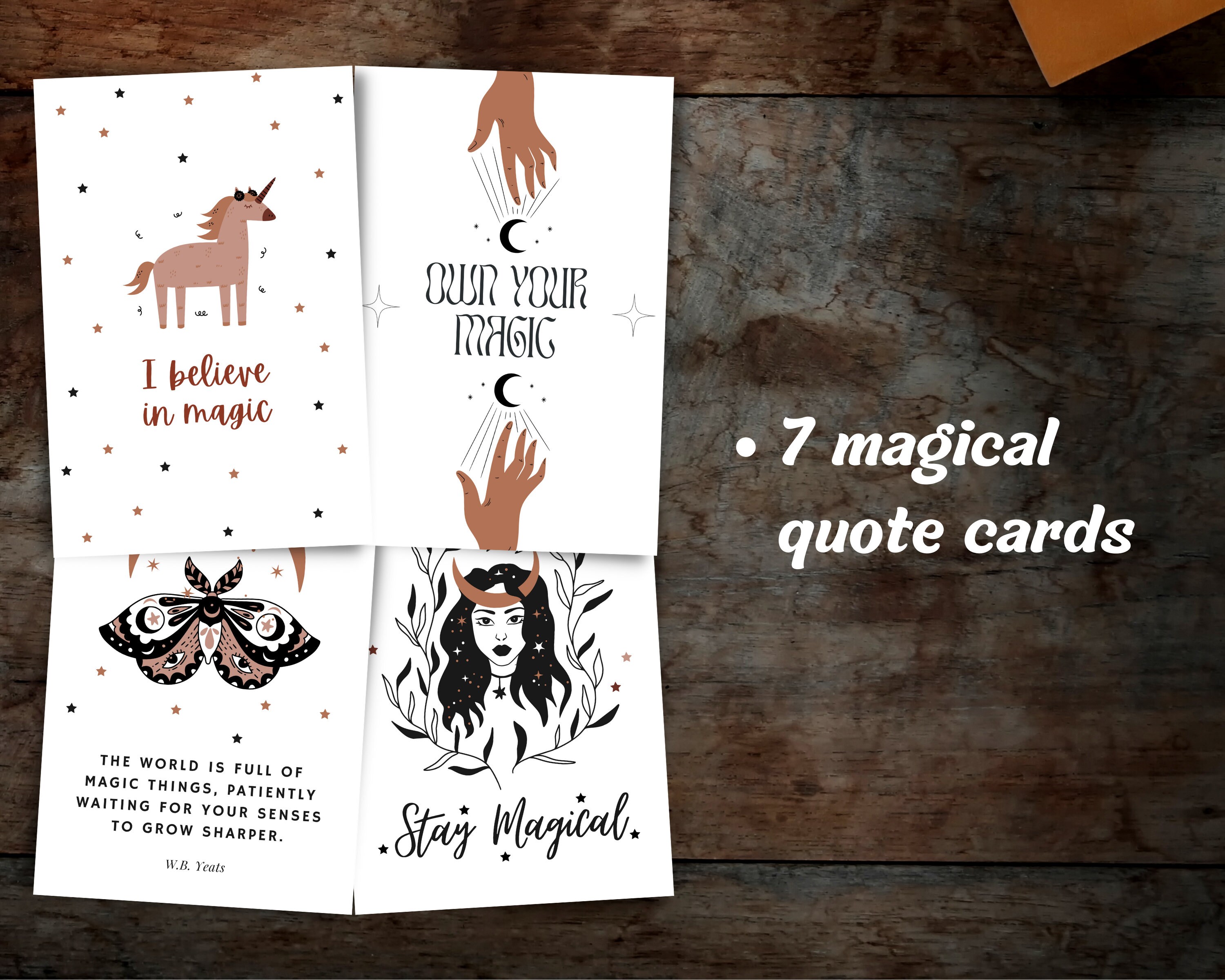 Journal Prompts Journal Prompt Cards Whimsical Magical Journal
