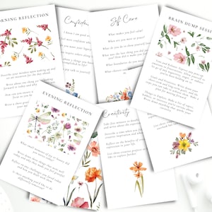 Journal Starter Kit, Journal Prompts, Journaling Prompts, Afdrukbare Journal Cards, Schrijfprompts, Dagelijks Journal, Reflection Journal, PDF