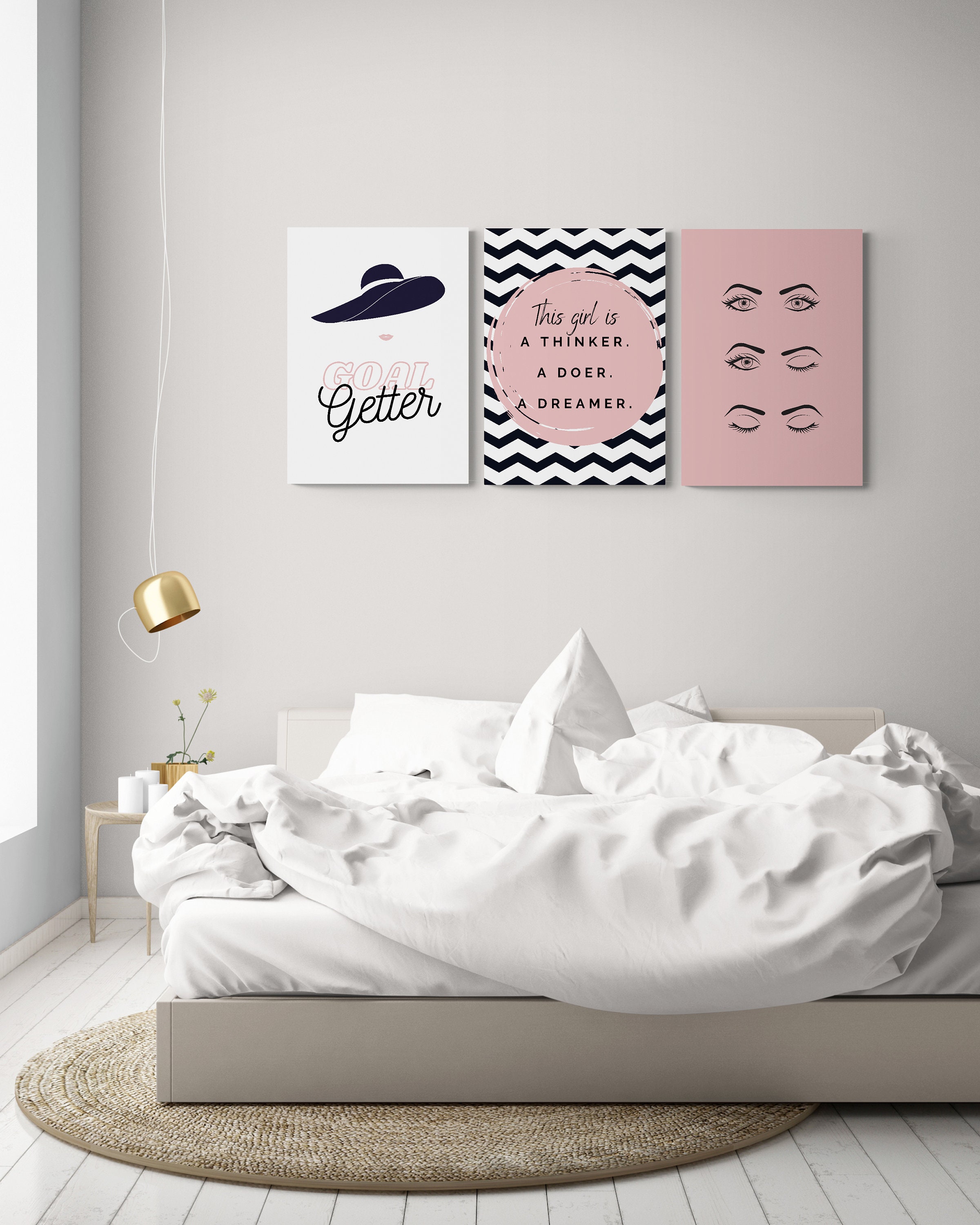 Teen Girl Room Decor Set of 8 Printable Posters Teen Girl Etsy