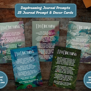 Journal Prompts, Journaling Prompts, Dream Journal, Magic Journal Prompt Cards, Fantasy Journal Writing Prompts, Aesthetic Journal Inserts