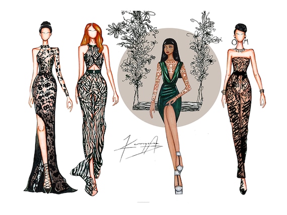 Want to Learn Fashion Illustrations? Here's How. - Unlimited Graphic Design  Service