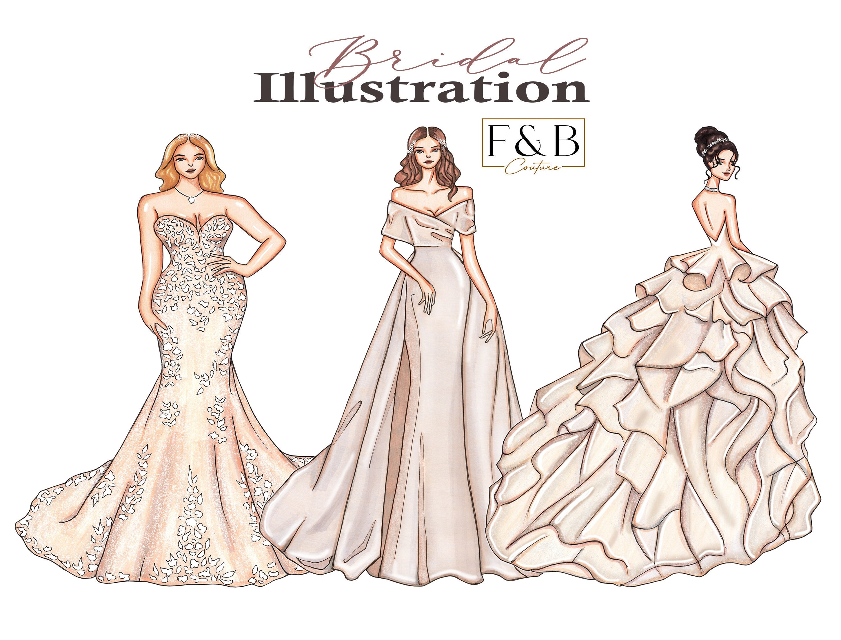 Fashion illustrations to celebrate Christmas and New Year — Fashion and  Beauty Illustrator Rongrong DeVoe