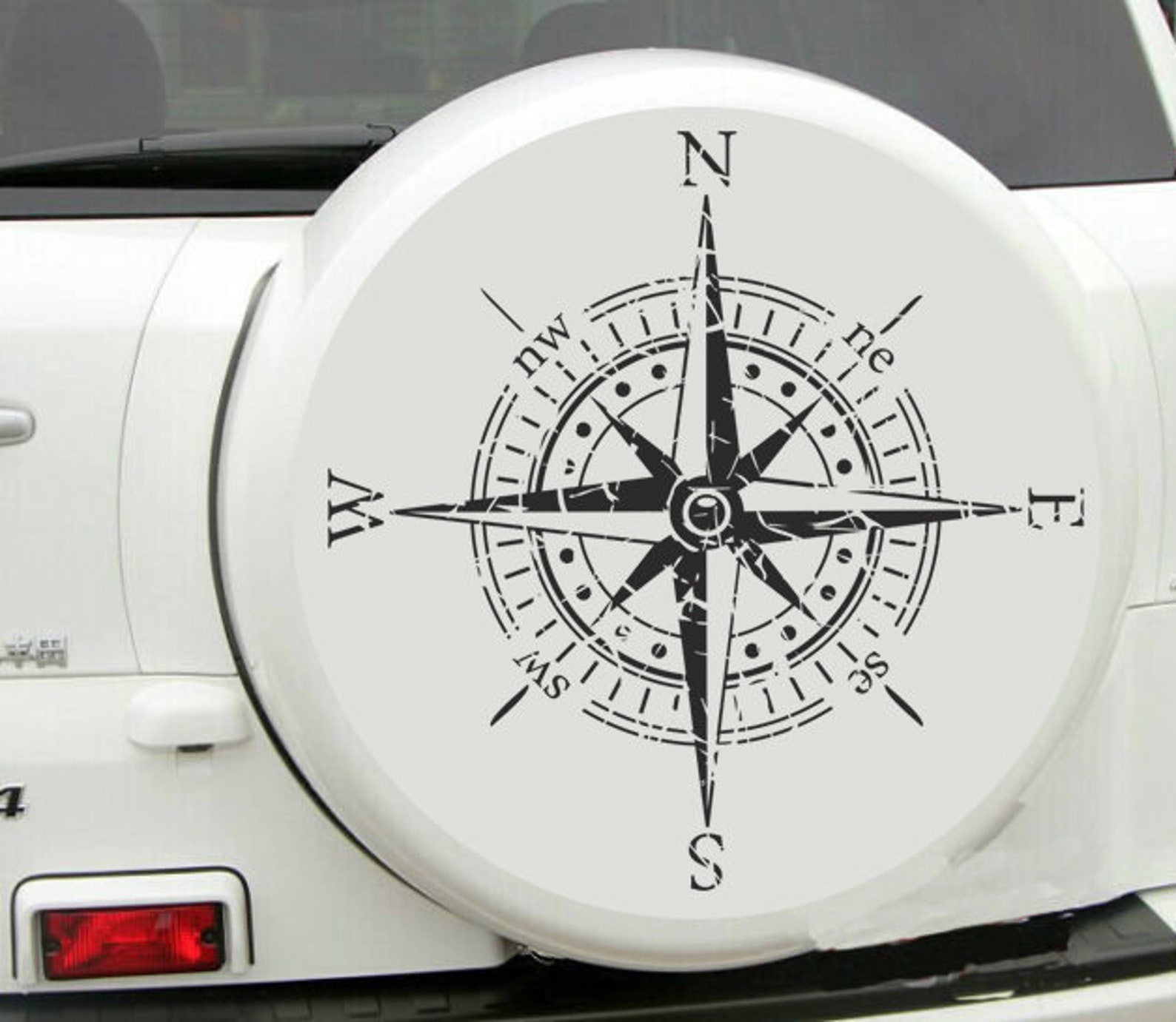 Compass Camper Van Sticker Compass Car Caravan Vinyl Etsy