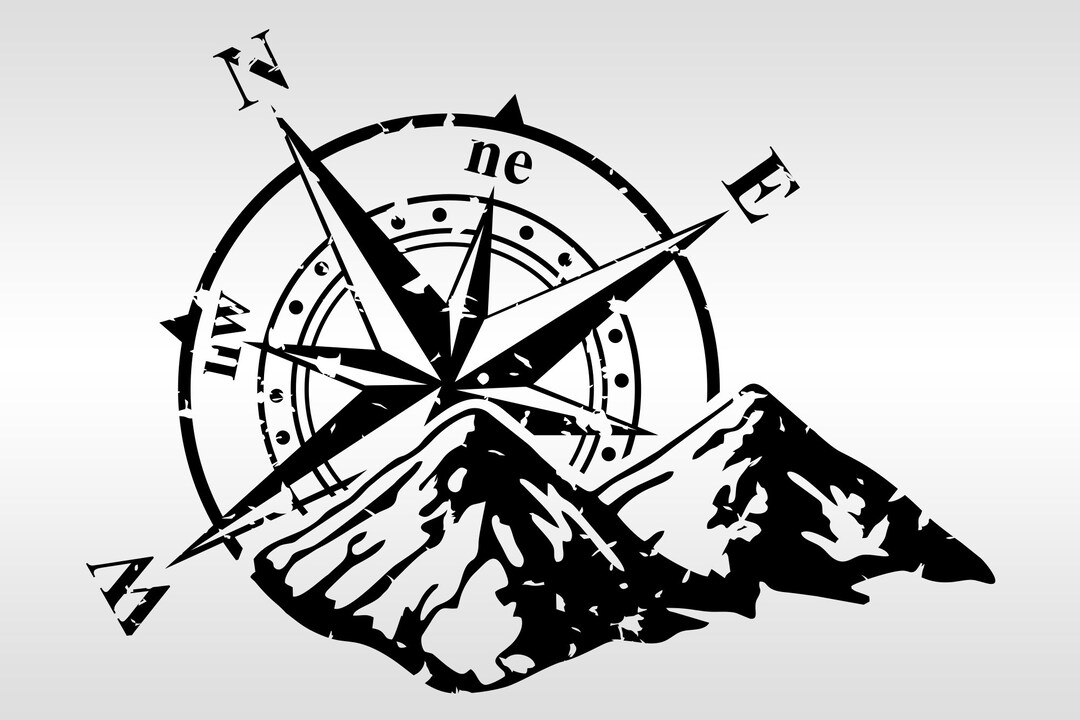 Compass Reflective Sticker, Very Nice Reflective Sticker Etsy