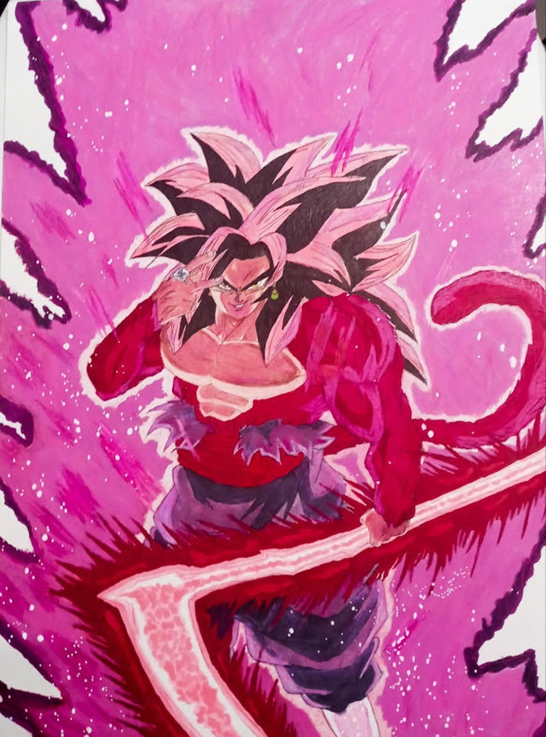 SSJ4 Limit Breaker Goku Black | Etsy