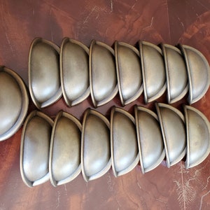Antique English Cup x 11 / DRAWER HANDLES PULLS