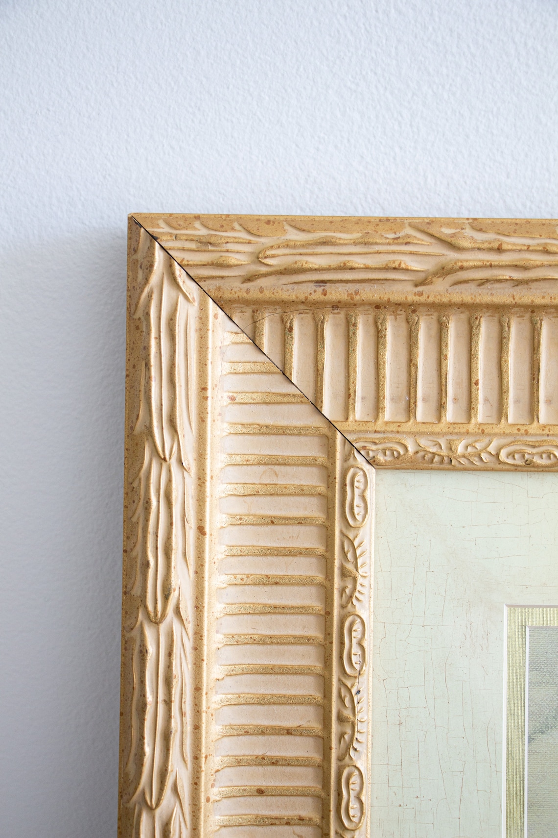 18x18 Gold Framed Vintage Art / Square Wall Art / Vintage Etsy