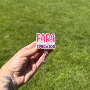 Para Educator Retractable Badge Reel
