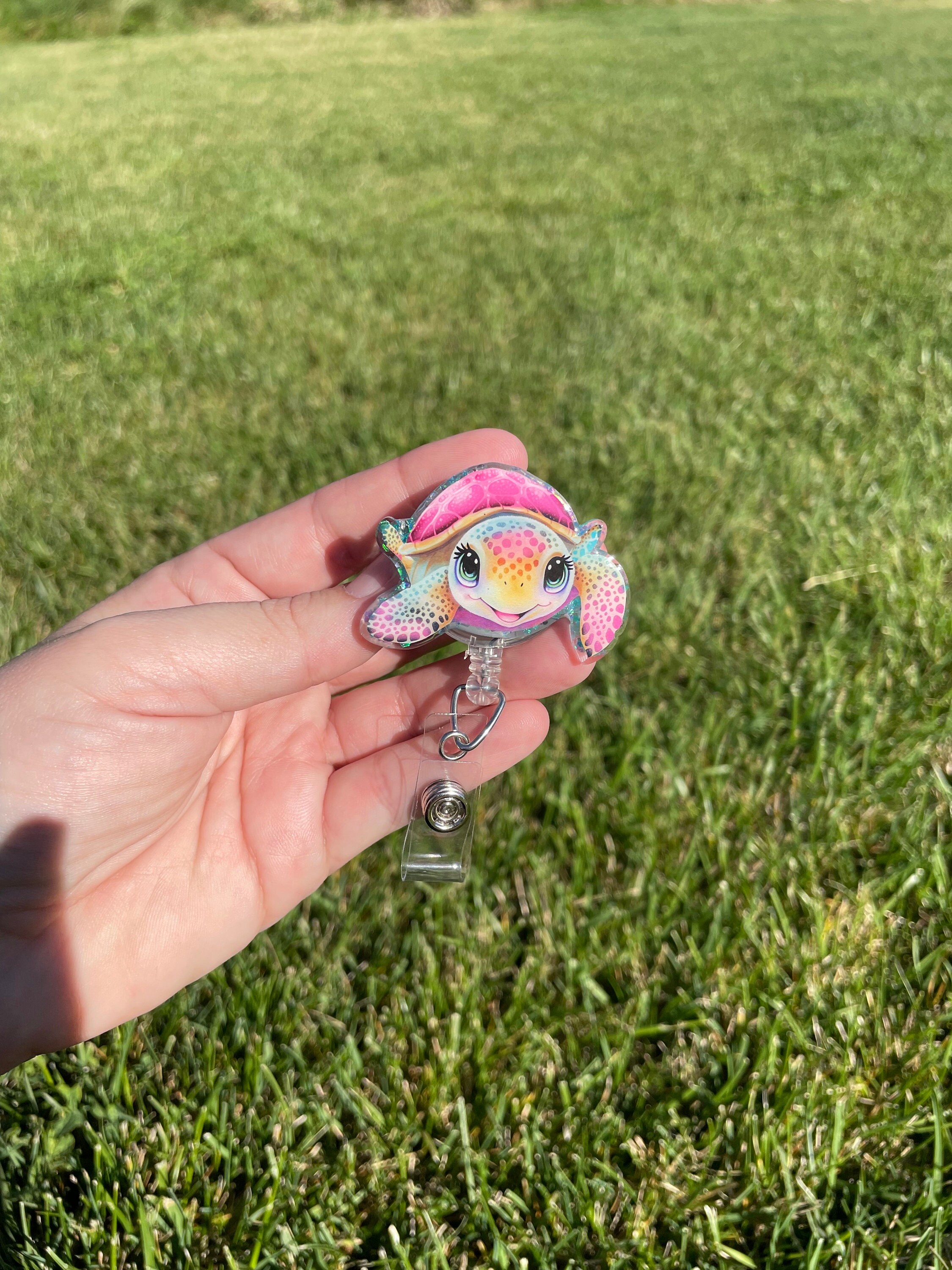 Retractable Turtles Cute Turtle Retractable Badge Reel - Etsy