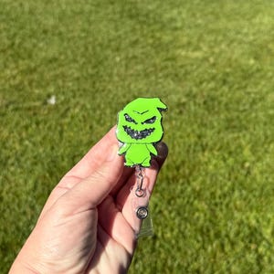 Oogie einziehbare Ausweisrolle - 2 ”Acryl Ausweishalter | Alligator Clip, Gürtelclip oder Schlüsselband