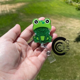 Frog Retractable Badge Reel 