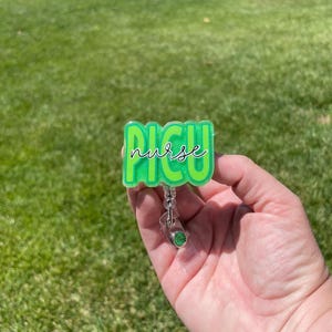 PICU Nurse Retractable Badge Reel