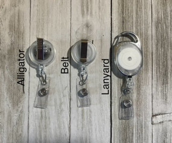 thumbnail image 2 of "My Job Is All Rainbows And Butterflies" Retractable Badge Reel - 24 Inch Cord With Alligator Clip 2 of 10