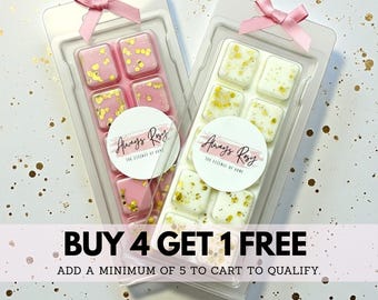 Soy Wax Melts | Highly Scented Handmade Wax Melt Bar 50g 25g | Long Lasting Vegan Home Fragrance for Wax Burners & Warmers
