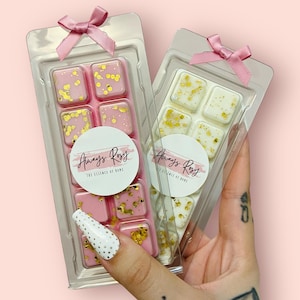 Wax Melt - Strong Scent Throw, 50g or 25g Bar, Vegan Friendly & Long Lasting Wax Melts For Tea Light Wax Burners and Electric Warmers