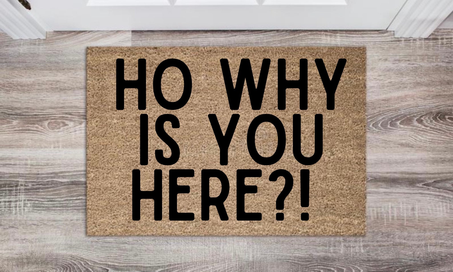 Ho Why is You Here Doormat 18x30 Doormat Funny Doormat Etsy UK