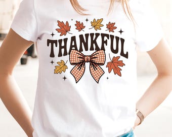 Camisetas con temática otoñal para el Día de Acción de Gracias
