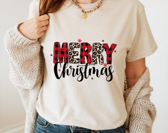Camiseta gráfica de Feliz Navidad: Camisetas con temática navideña