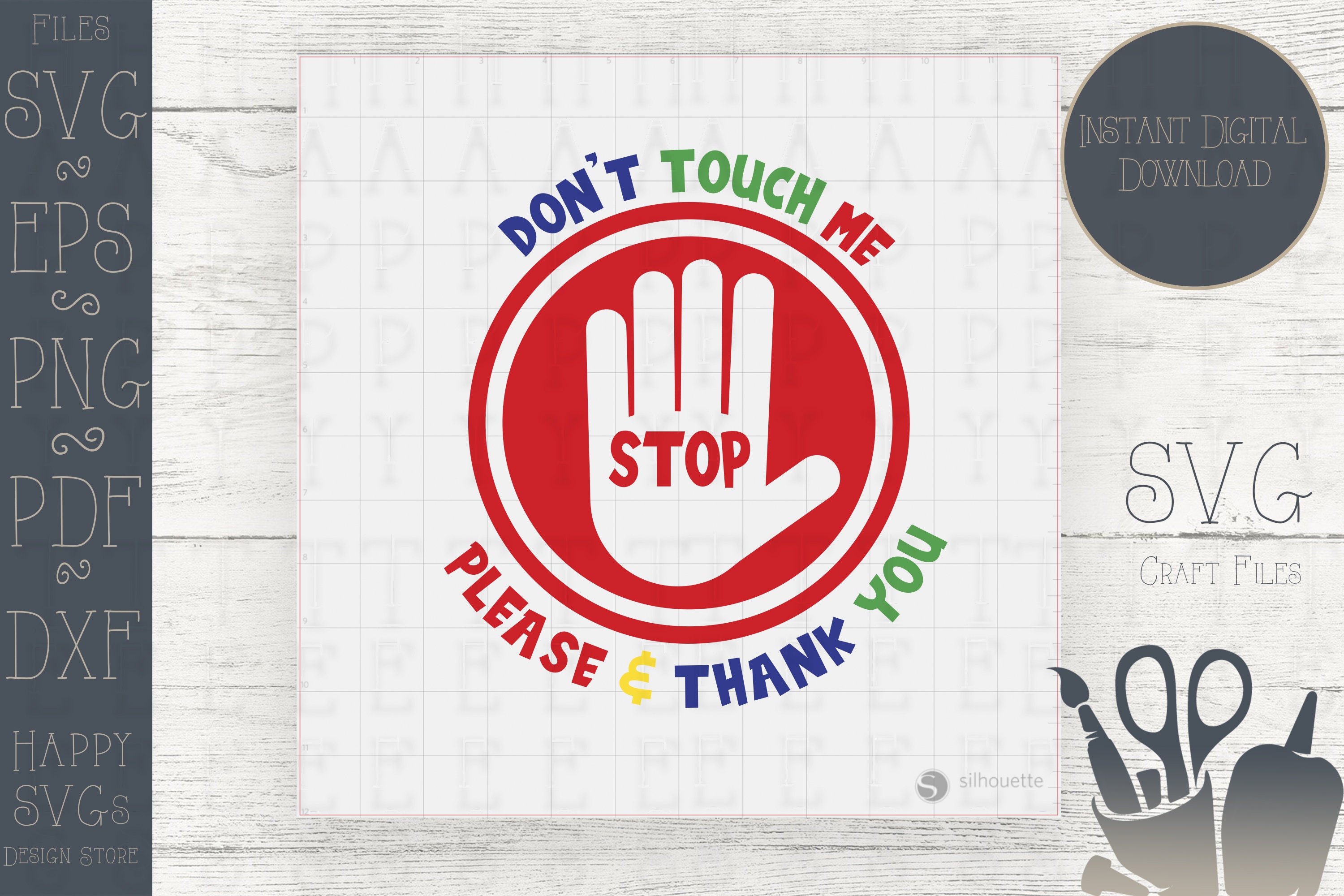 Autism Don't Touch Me SVG PNG PDF Im Sensitive - Etsy