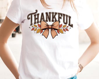 Camisetas con temática otoñal para el Día de Acción de Gracias