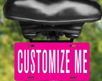 Name License Plates, Durable Aluminum Signs, Custom license plates, Personalized plates for bikes  scooter and cars