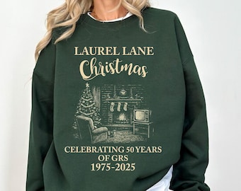 Sudadera de la Casa GRS Laurel Lane: Camisetas de la Casa para Navidad de 2025