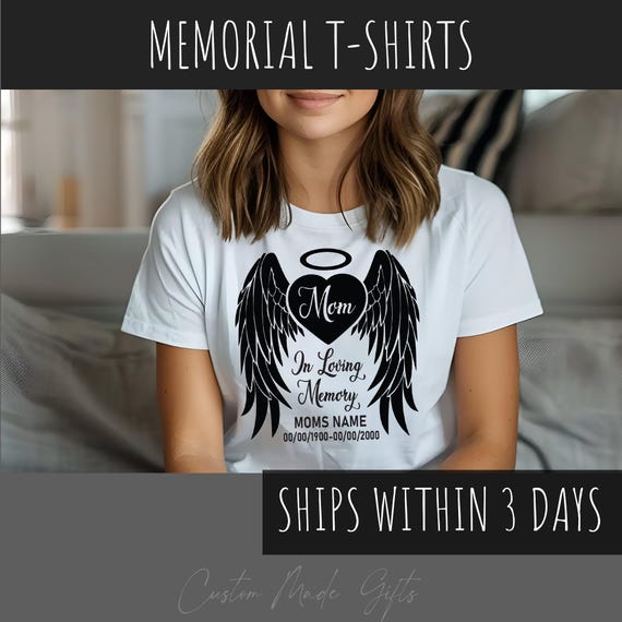 Personalized Memorial T-shirt: in Loving Memory Gift - Etsy