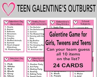 Galentine Party Game for Girls, Tweens, and Teens (Printable)