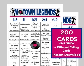 Legendy Motown, Muzyka Motown, Historia Afroamerykanów, Muzyka Afroamerykanów, Aktywność grupowa, Natychmiastowe pobieranie, 200 różnych kart, Wizytówki, Link do Spotify