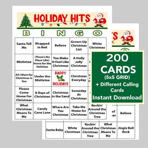 Música de FÉRIAS, Festa de Férias, Bingo de Música de Férias, Download Digital, Jogos para Imprimir, 200 Cartões de Bingo Diferentes, Lista de Reprodução Spotify Incluída