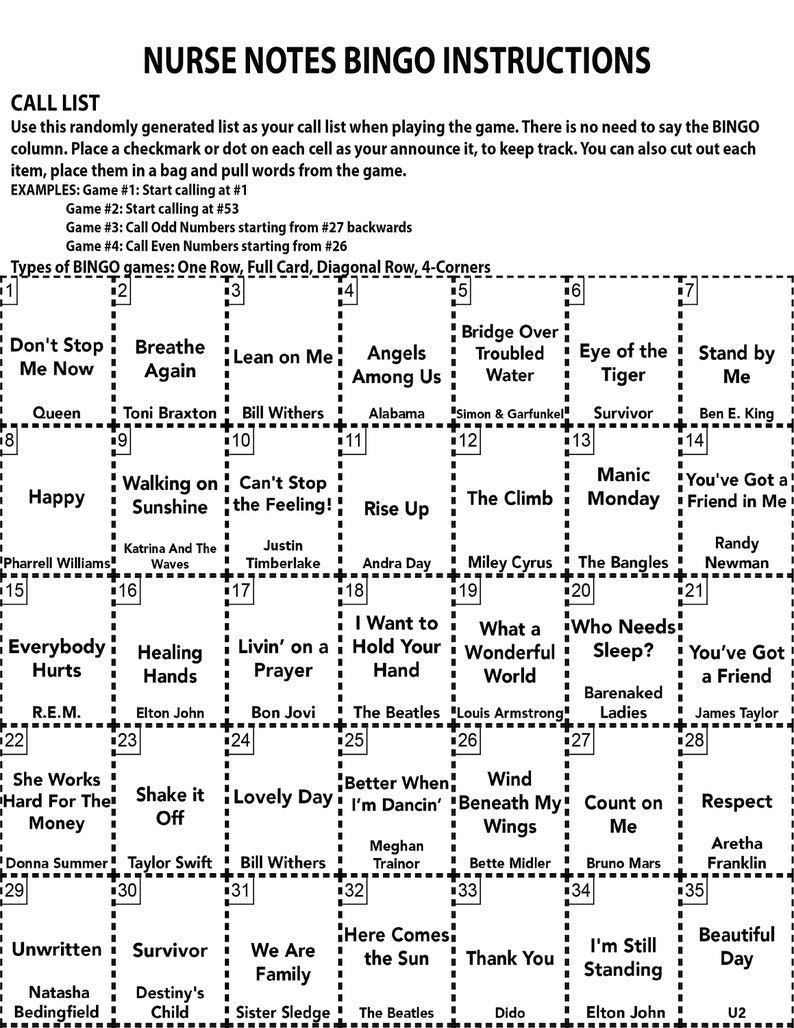 Nurse Appreciation Game, Nurse Graduation/retirement Game, Medical ...