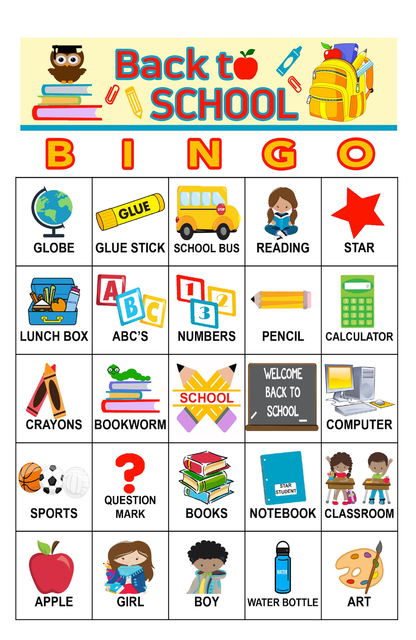 class bingo diy