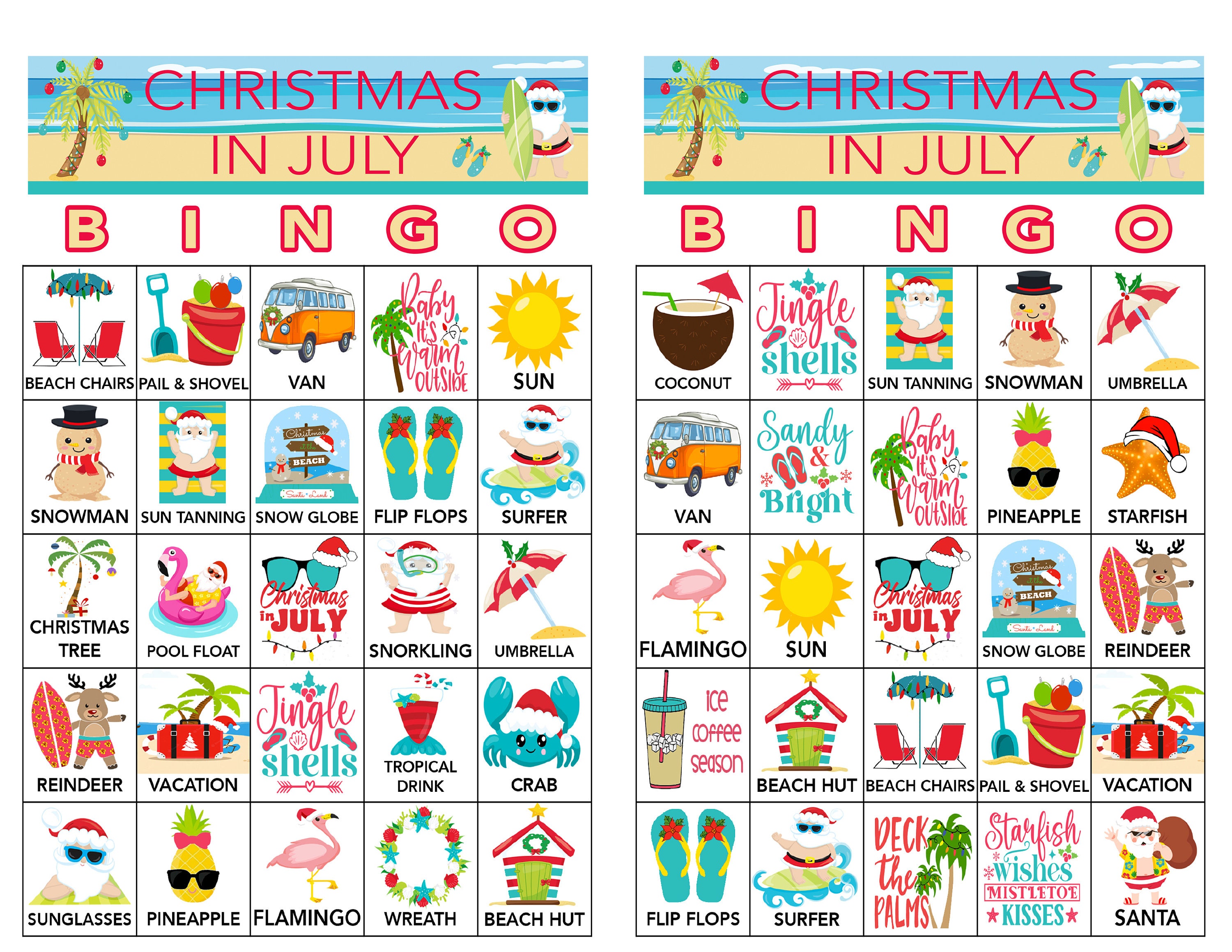 Christmas In July Party Games 