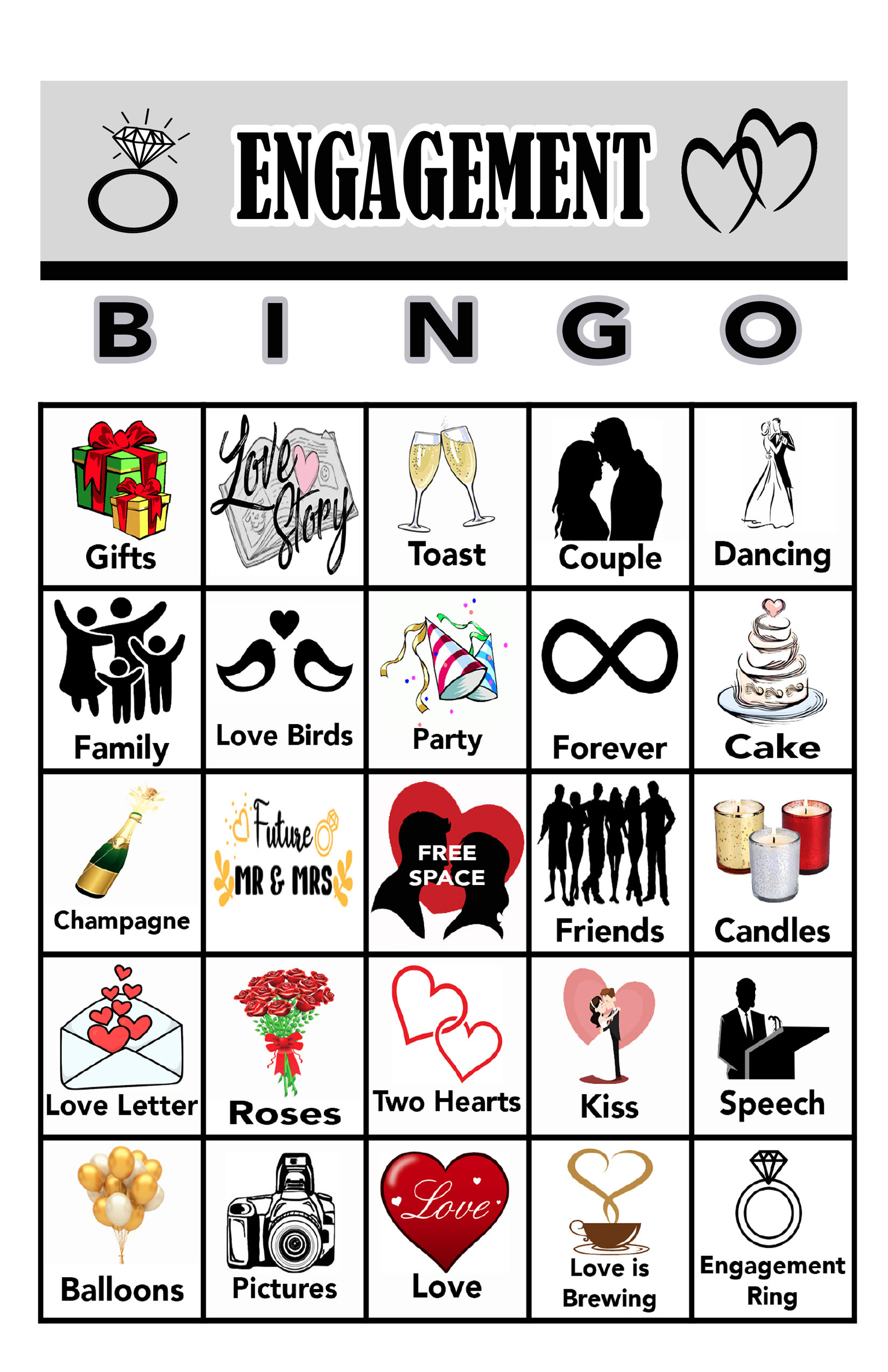 engagement-party-bingo-16-cards-engagement-bingo-download-etsy-uk