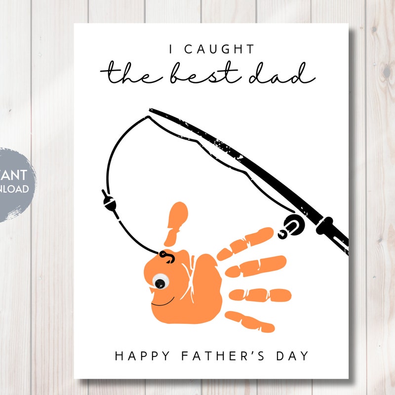 Father Day Handprint - Etsy