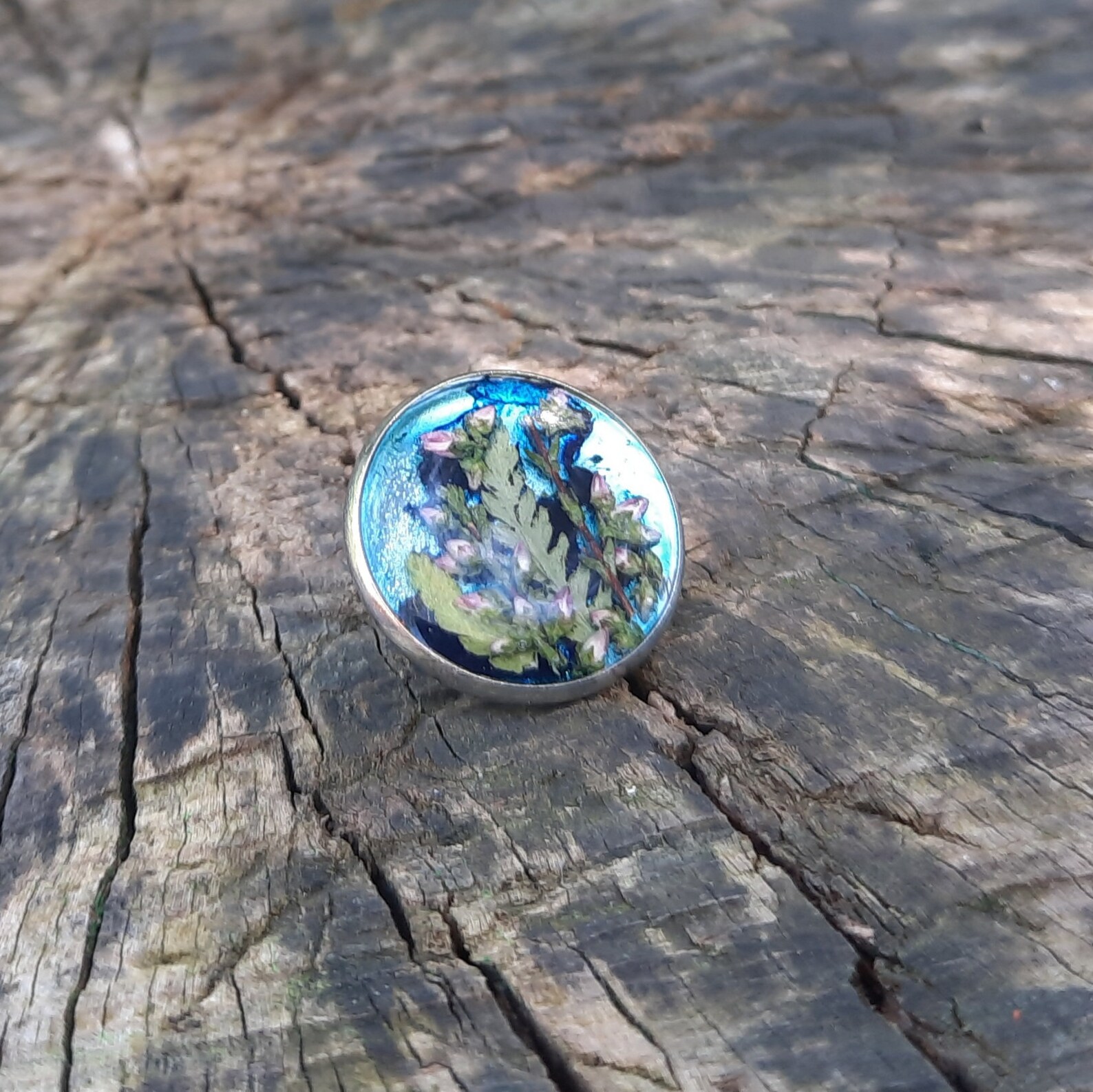 Brooch Beautiful resin brooch Handmade pin Gift for woman Etsy