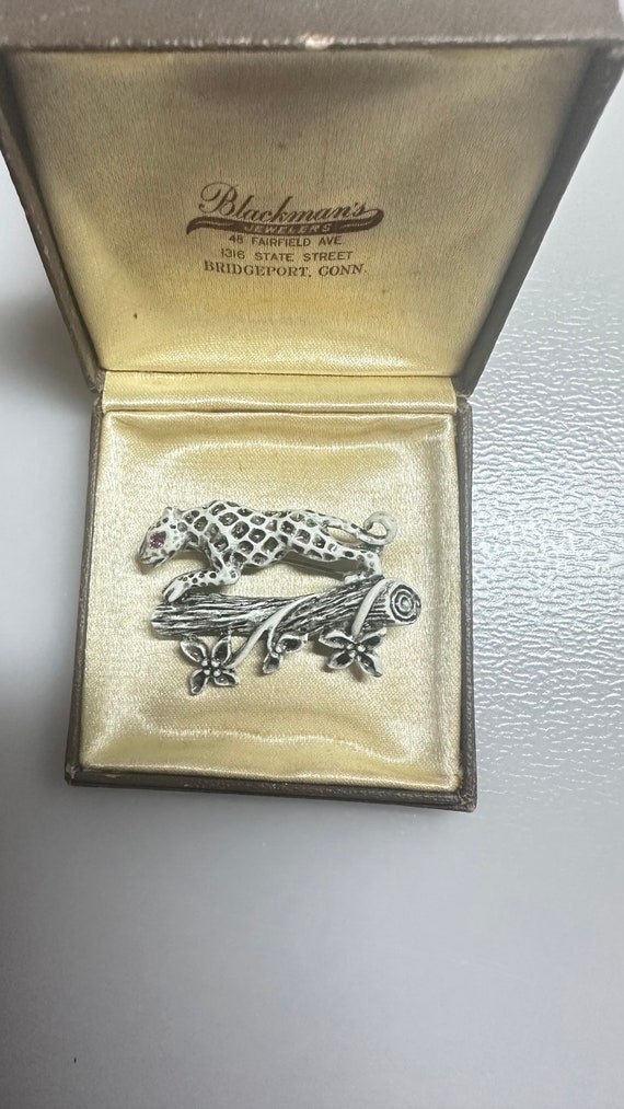 Vintage jewellery panther leopard - Gem