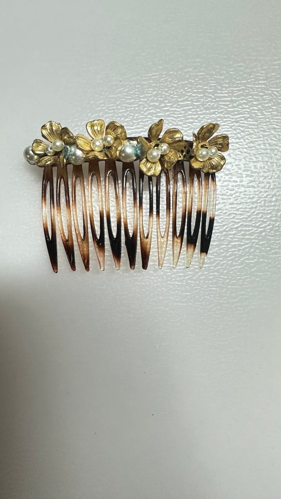 Vintage 1930’s MIRIAM HASKELL Hair Clip Victorian 