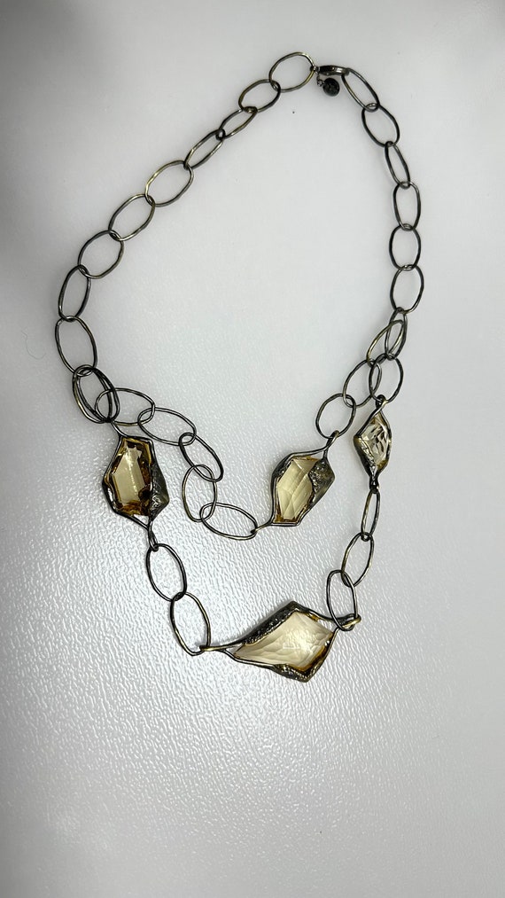 Beautiful Vintage 1990’s ALEXIS BITTAR Long Chain 