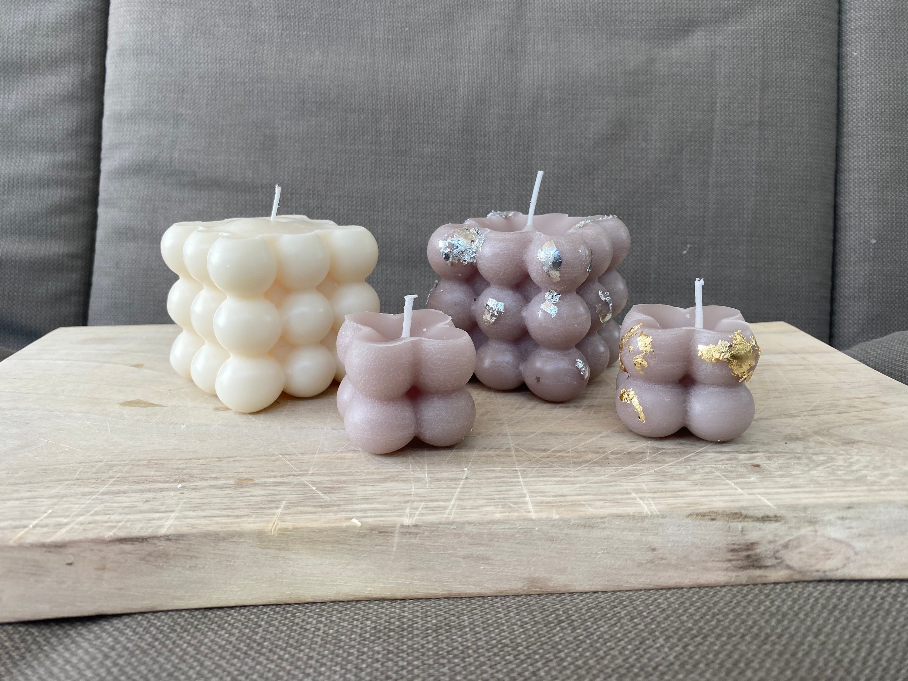 Bubble Candle Set Vegan Etsy