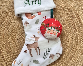 Chaussette de Noël / Chaussette de Noël personnalisée / Botte de Noël personnalisée sur commande