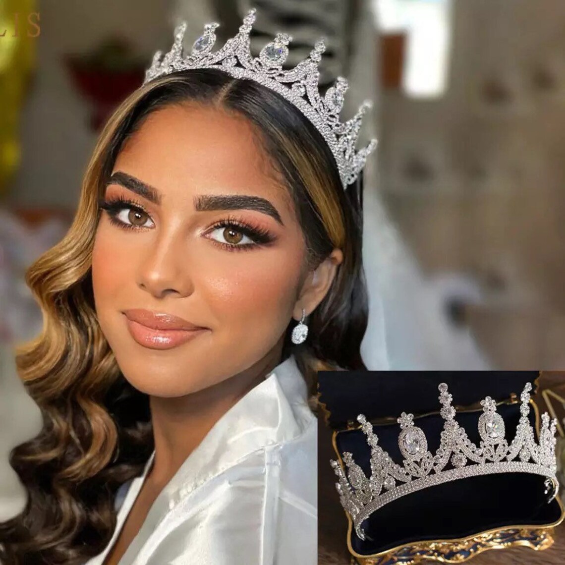 Crystal Bridal Tiara Wedding Tiara Crystal Bridal Etsy