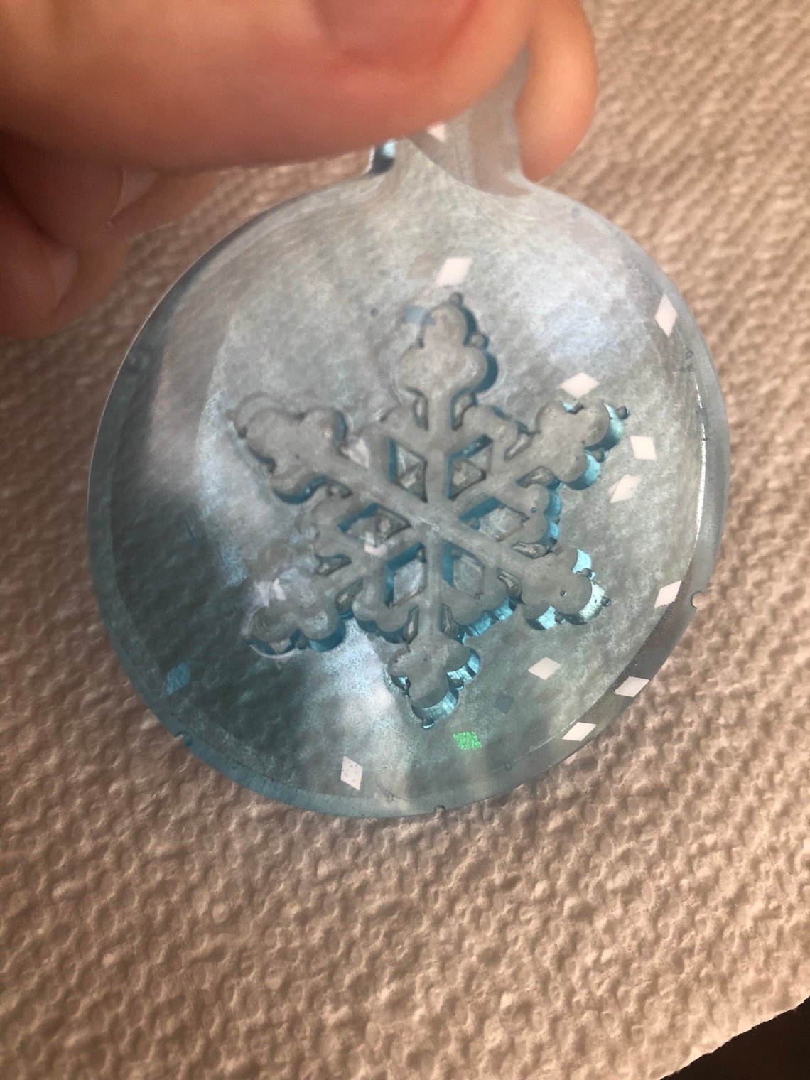 Custom Handmade Epoxy Christmas Ornaments Etsy