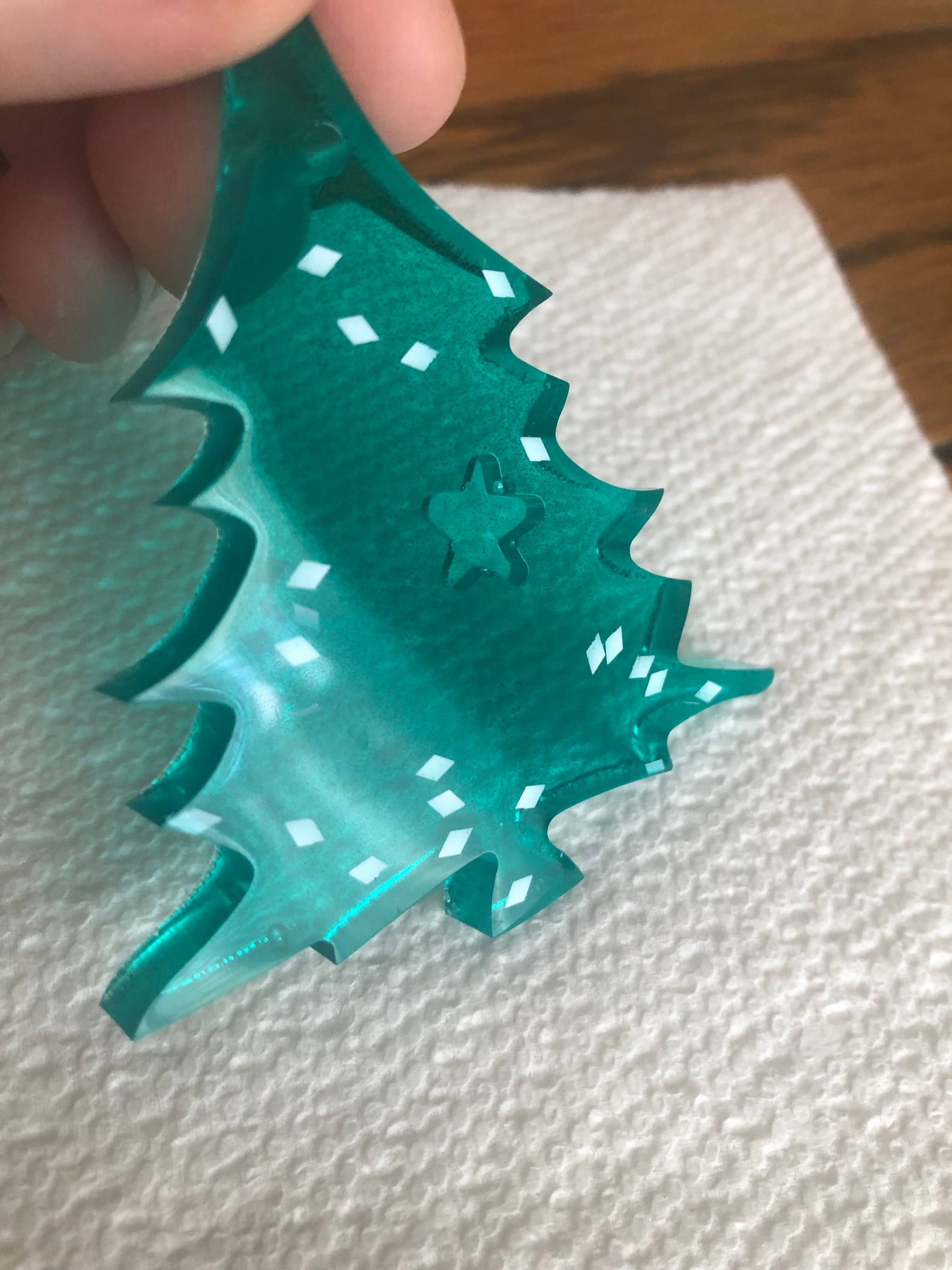 Custom Handmade Epoxy Christmas Ornaments Etsy