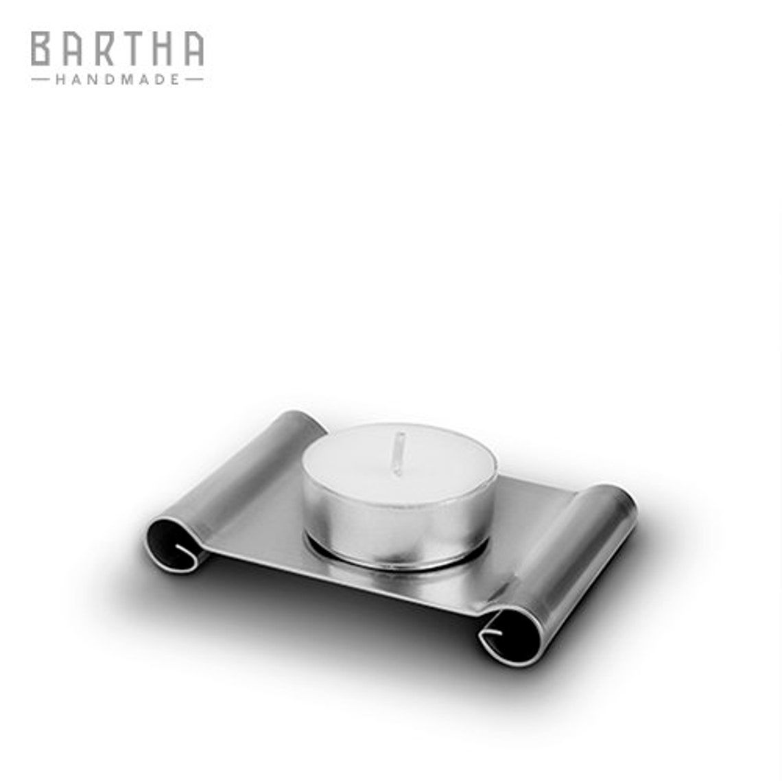 Tea light holder set 5 pcs. made of stainless steel metal Etsy