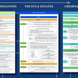 Law School Flowchart Outline Bundle