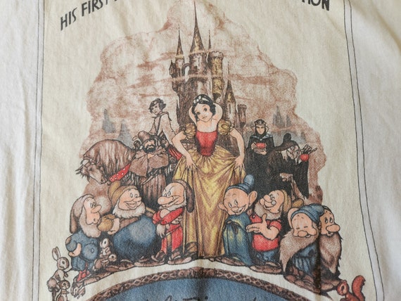 Vintage 90s XL Antique Snow White Shirt - Etsy