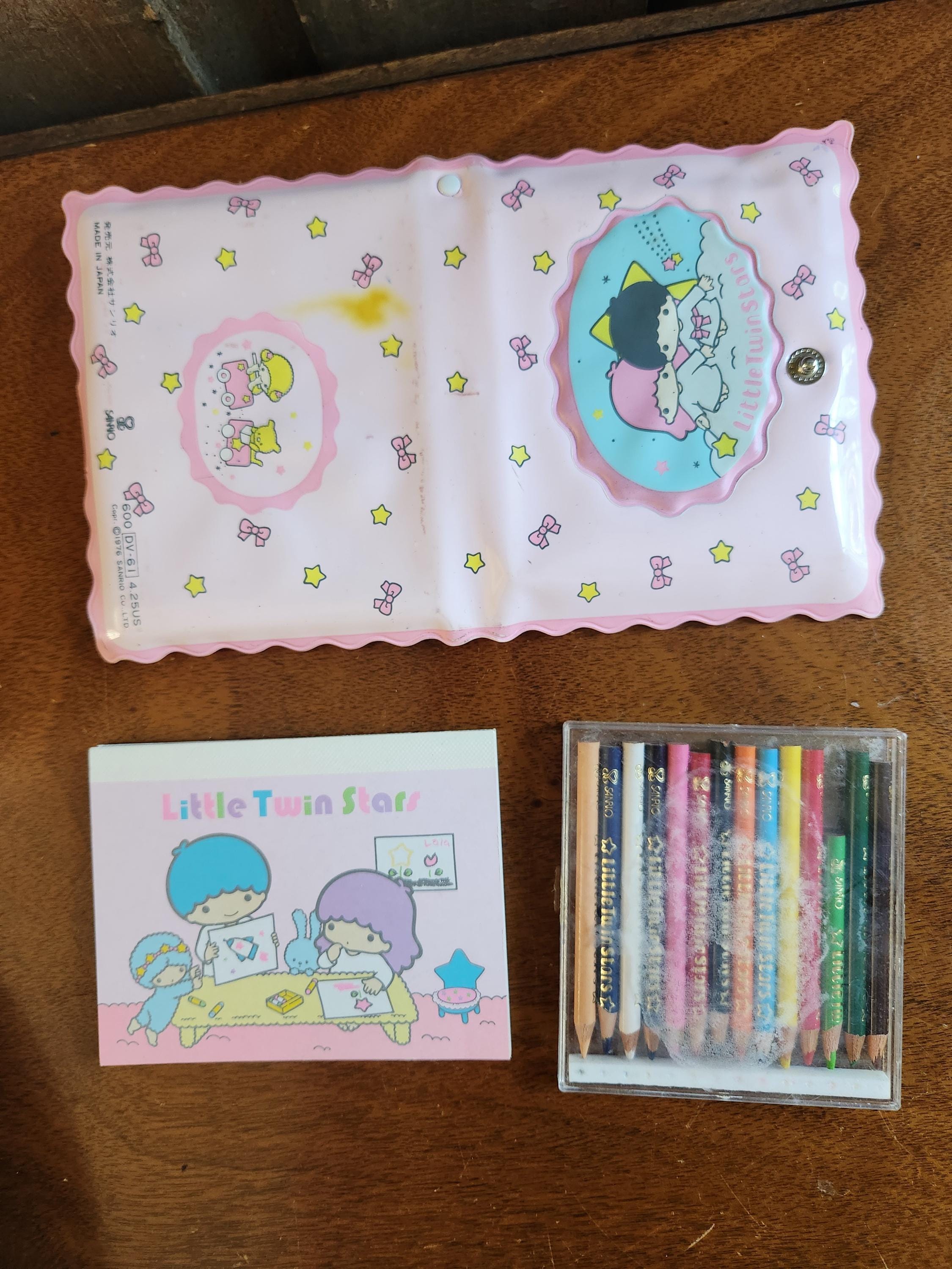 Vintage 1976 Little Twin Stars Art Wallet Sanrio Made in Japan - Etsy